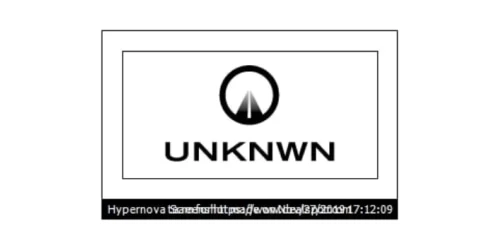 UNKNWN promo codes 