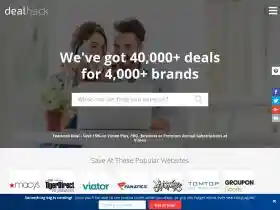 Dealhack.com promo codes 